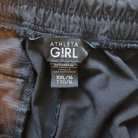 Athleta Girl All Play 3" Shorts Black & Swing Camo Skort Sz 16 Youth XXL - Picture 11 of 13